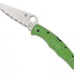 Couteau Spyderco PACIFIC SALT 2   lame à dents acier LC200N à cran