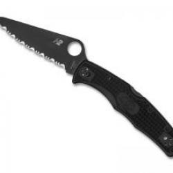 Couteau Spyderco PACIFIC SALT 2 lame à dents acier H-2 revêtement nitrure de titane à cran