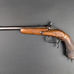 Pistolet de tir de salon système Flobert XIX ème