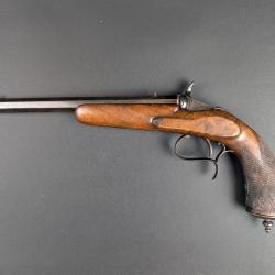 Pistolet de tir de salon système Flobert XIX ème