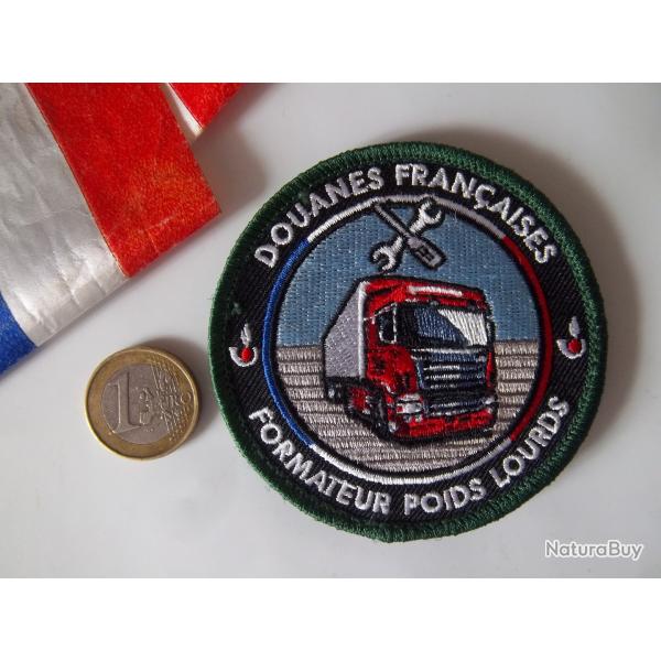 cusson collection douanes Franaises formateur poids lourds insigne tissu