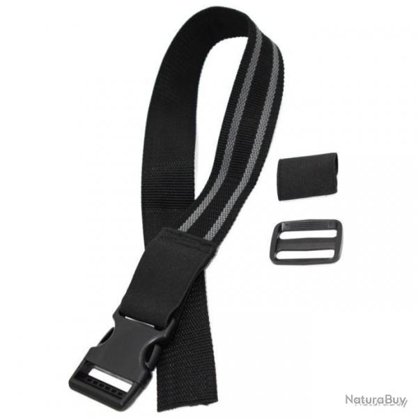 SANGLE DE CUISSE POUR HOLSTER - NOIR - LIVRAISON GRATUITE