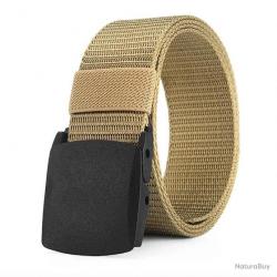 CEINTURE À BOUCLE AUTOMATIQUE - KAKI - LIVRAISON GRATUITE
