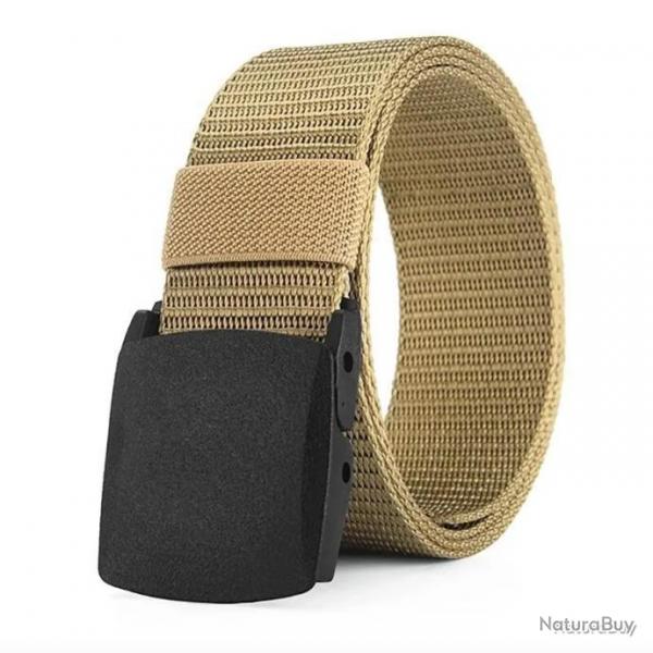 CEINTURE  BOUCLE AUTOMATIQUE - KAKI - LIVRAISON GRATUITE