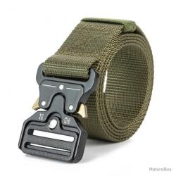 CEINTURE TACTIQUE À LIBÉRATION RAPIDE - BOUCLE PAPILLON VERTE - LIVRAISON GRATUITE