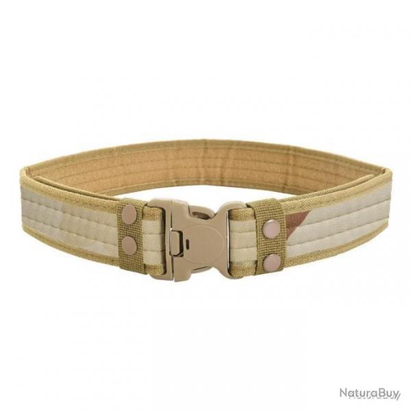 CEINTURON TACTIQUE BEIGE - LIVRAISON GRATUITE