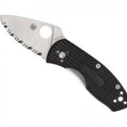Couteau Spyderco AMBITIOUS lame à dents acier 8Cr13MoV à cran intérieur