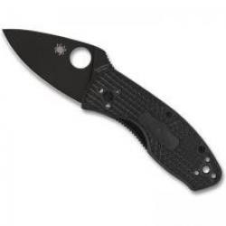 Couteau Spyderco AMBITIOUS lame noire acier 8Cr13MoV à cran intérieur