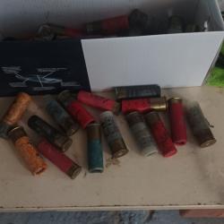 Lot de cartouches calibre 12 devintage