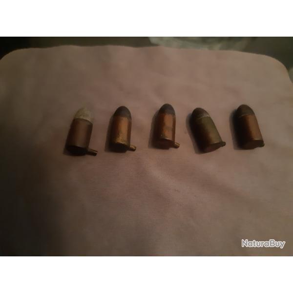 Cartouche a broche 9mm