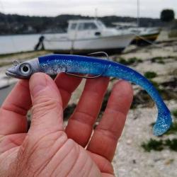 Leurre Souple Talashad 120 Monté Texan 30g - Bleu Flash