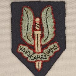 Insigne tissu SAS Anglais original 39/45 WW2