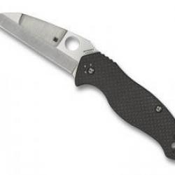 Couteau Spyderco CANIS lame Wharncliffe acier CPM-S30V avec mécanisme « compression lock »