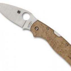 Couteau Spyderco CHAPARRAL  lame acier CTS-XHP à cran
