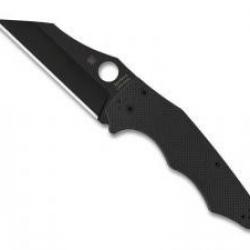 Couteau Spyderco YOJUMBO  lame Wharncliffe acier CPM-S30V revêtement DLC noir