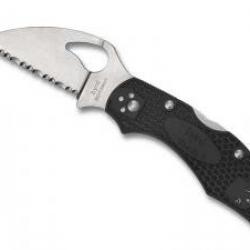 Couteau Byrd Knife ROBIN 2 lame Wharncliffe à dents acier 8Cr13MoV à cran