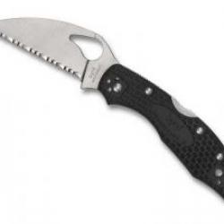 Couteau Byrd Knife MEADOWLARK 2 lame Wharncliffe à dents acier 8Cr13MoV à cran