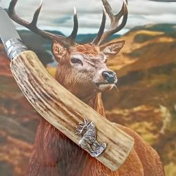 Couteau de poche Opinel 9 bois de cerf