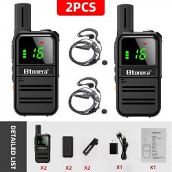 Talkie-walkie BT500 PMR FRSBTONERA - 2 pcs-Headphones / US