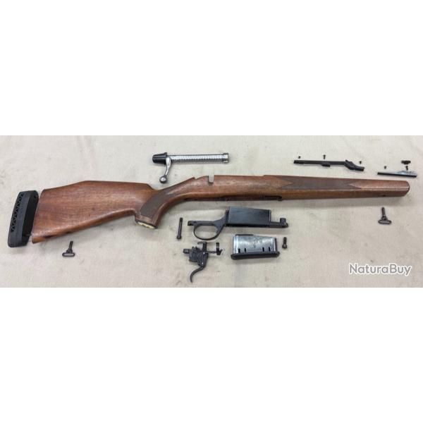 LOT DE PIECES DETACHEES CARABINE A VERROU ANTONIO ZOLI MODELE AZ1900 CALIBRE 9.3X62