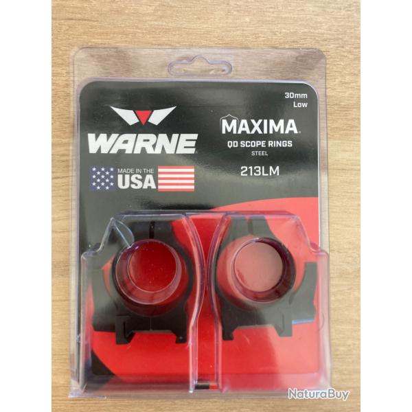 Montage amovible bas 30mm WARNE