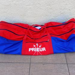 FOURREAU PRIEUR "  ESCRIME "  DOUBLE  COMPARTIMENT ET  POCHES  .