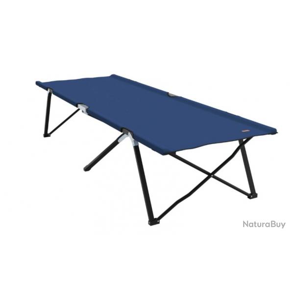 Lit pliant bleu en tissu Oxford 600D avec sac de transport - confort et praticit pour camping et ja