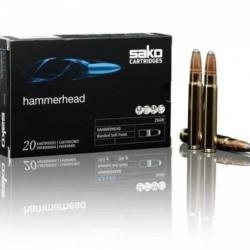 CARTOUCHES SAKO 338 WIN MAG 250grs - 16.2g - HAMMERHEAD SP 256A Boite de 20 unités