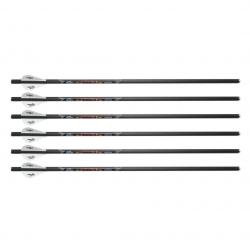 Flèches Arbalète Excalibur - 18" Diablo Carbone - Pack de 6