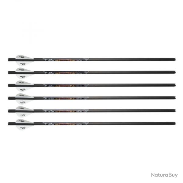 Flches Arbalte Excalibur - 18" Diablo Carbone - Pack de 6