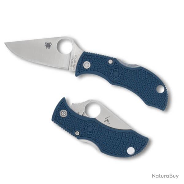 MPCBL Couteau pliant Spyderco ManBug FRN bleu