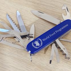Victorinox couteau suisse Handyman bleu Nylon World food Programme Collector