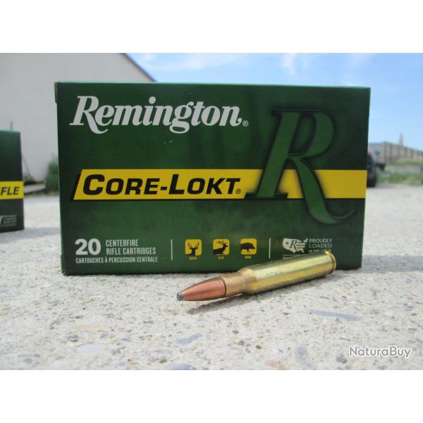 20 cartouches en 30-06 180 gr PSP Core Lokt