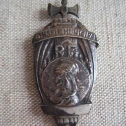 insigne de fonction conseil municipal   1900