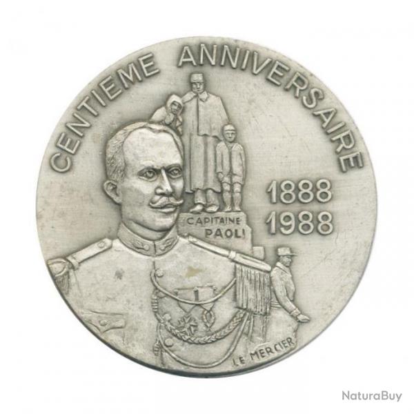 Mdaille GENDARMERIE   centime anniversaire  1888 / 1988