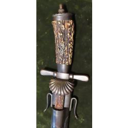 Somptueuse dague des chasse impériales de Guillaume II de Prusse./ Kaiser Wilhelm jagdt messer