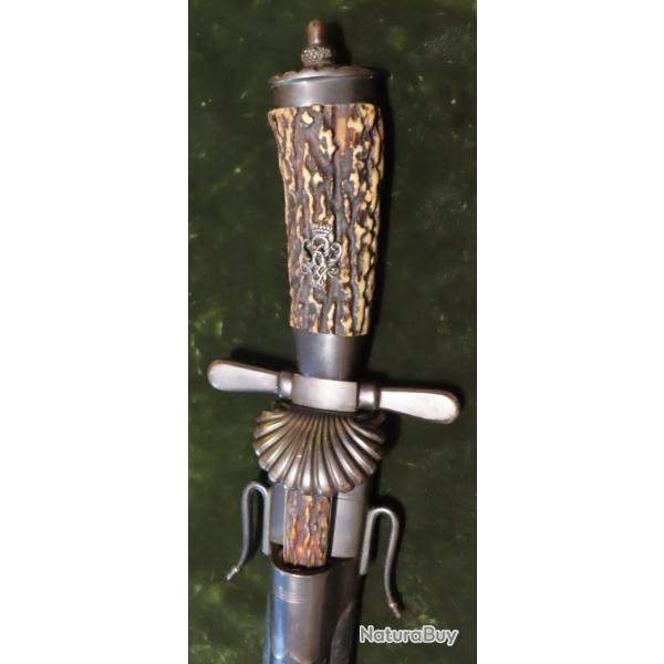 Somptueuse dague des chasse impriales de Guillaume II de Prusse./ Kaiser Wilhelm jagdt messer