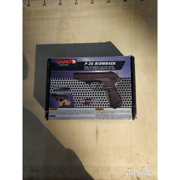 pistolet a plomb GAMO P-25 blowback 4.5 -50%