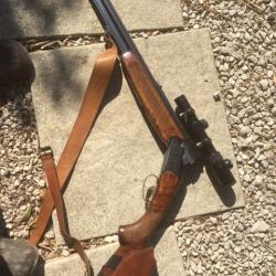 fusil mixte 12-7.65R BRNO Mle 502.3 plus lunette battue