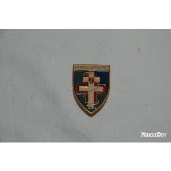 INSIGNE REGIMENTAIRE SERVICE DE SANTE-1 ARMEE RHIN DANUBE-LIBERATION 1939/1945