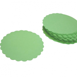 Meatsaver Papier vert à hamburger deluxe rond de 12cm (1000 par paquet)