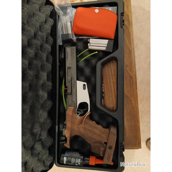 vends pistolet BENELLI MP90S World Cup 22LR Droitier neuf