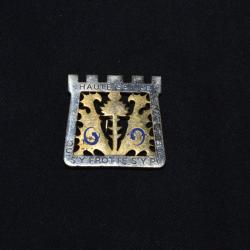 INSIGNE 69° REGIMENT D'INFANTERIE FORTERESSE-ARTHUS BERTRAND PARIS DEPOSE-CAMPAGNE DE FRANCE 1940