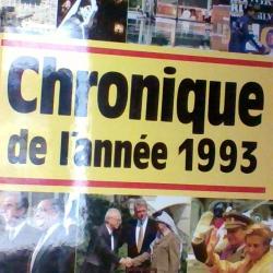 Chronique de l'année 1993  - Edition chronique -