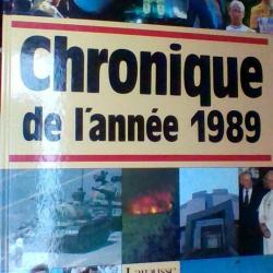 Chronique de l'année 1989  - Edition chronique -