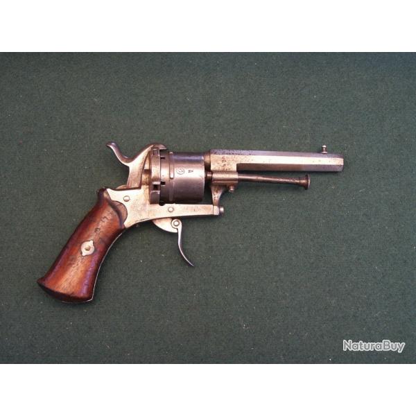 Revolver belge de type Lefaucheux marqu "EB" (A572)