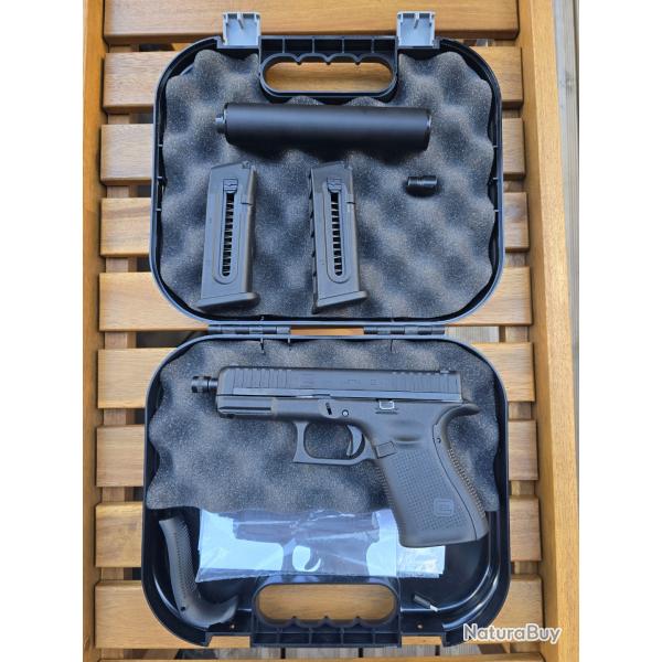 Glock 44 (22lr) filet + silencieux B&T HP22