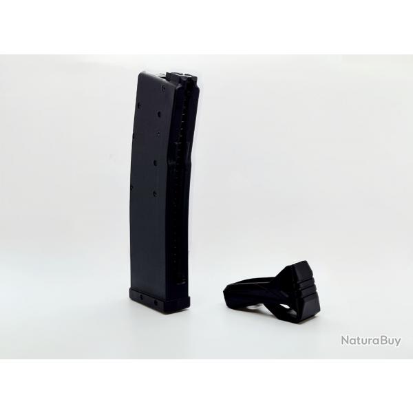 CHARGEUR T4E CAL.43 HK416 / TM4 RIS CUSTOM TALON DE CHARGEUR CHARGEUR PROPULSION CO2 12 GRAMMES NEUF