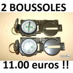 lot de 2 boussoles NEUVES - VENDU PAR JEPERCUTE (S21I14)