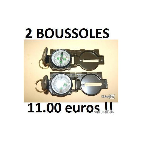 lot de 2 boussoles NEUVES - VENDU PAR JEPERCUTE (S21I14)